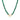 18k Strand Necklace in Emerald with Charm Holder