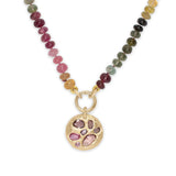 18K Mosaic Tablet in Pink Sapphire -V2 Necklace Page Sargisson 