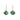 18K Faceted Emerald Bezel Earrings Earrings Page Sargisson 