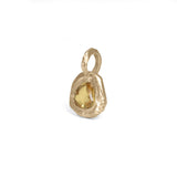 18K Freeform Yellow Sapphire Charm Pendant Necklace Page Sargisson 