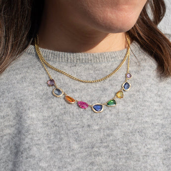 18K Rainbow Collar Necklace Necklace Page Sargisson 