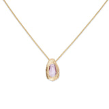 18K Freeform Slider Necklace in Lilac Sapphire Necklace Page Sargisson 