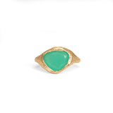 18K Signet Ring in Chrysoprase Rings Page Sargisson 